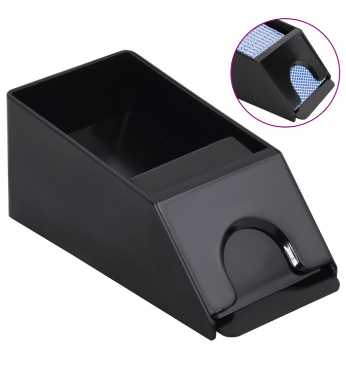 Sabot de cartes à jouer noir 2 jeux | Mobilier & Déco