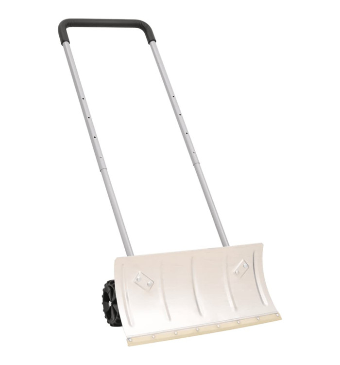 Pelle à neige et poignée extensible argenté 61 cm lame en acier | Mobilier & Déco