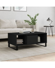 Table basse Noir 90x50x36,5 cm Bois d'ingénierie | Mobilier & Déco