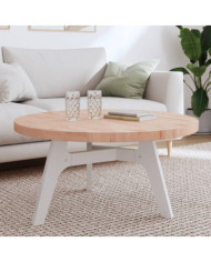 Dessus de table Ø90x4 cm rond bois massif de hêtre | Mobilier & Déco