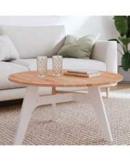 Dessus de table Ø80x1,5 cm rond bois massif de hêtre | Mobilier & Déco