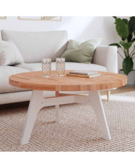 Dessus de table Ø90x4 cm rond bois massif de hêtre | Mobilier & Déco