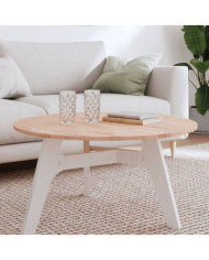Dessus de table Ø80x1,5 cm rond bois massif de hêtre | Mobilier & Déco