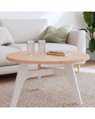 Dessus de table Ø80x2,5 cm rond bois massif de hêtre | Mobilier & Déco
