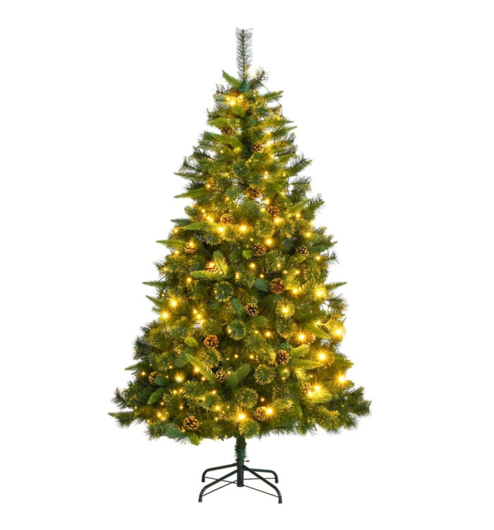 Sapin de Noël artificiel articulé avec 300 LED 180 cm | Mobilier & Déco