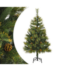 Sapin de Noël artificiel articulé avec pommes de pin 150 cm | Mobilier & Déco