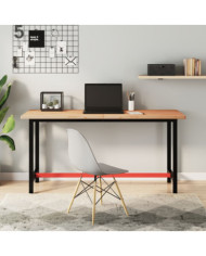 Dessus de bureau 150x55x2,5 cm bois massif de hêtre | Mobilier & Déco