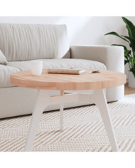 Dessus de table Ø70x4 cm rond bois massif de hêtre | Mobilier & Déco