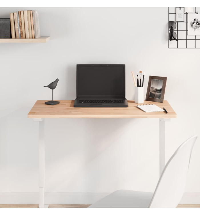 Dessus de table 80x40x1,5 cm rectangulaire bois massif de hêtre | Mobilier & Déco