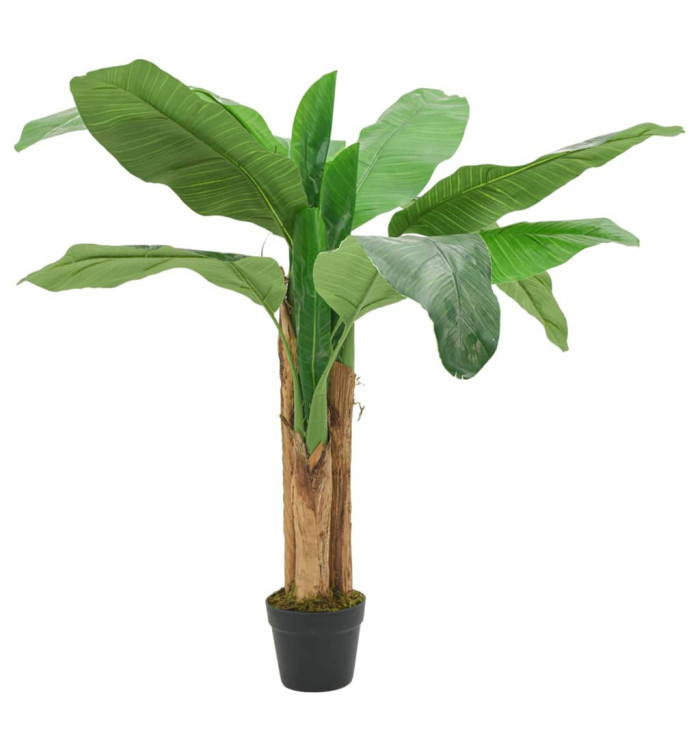 Bananier artificiel 9 feuilles 120 cm vert | Mobilier & Déco