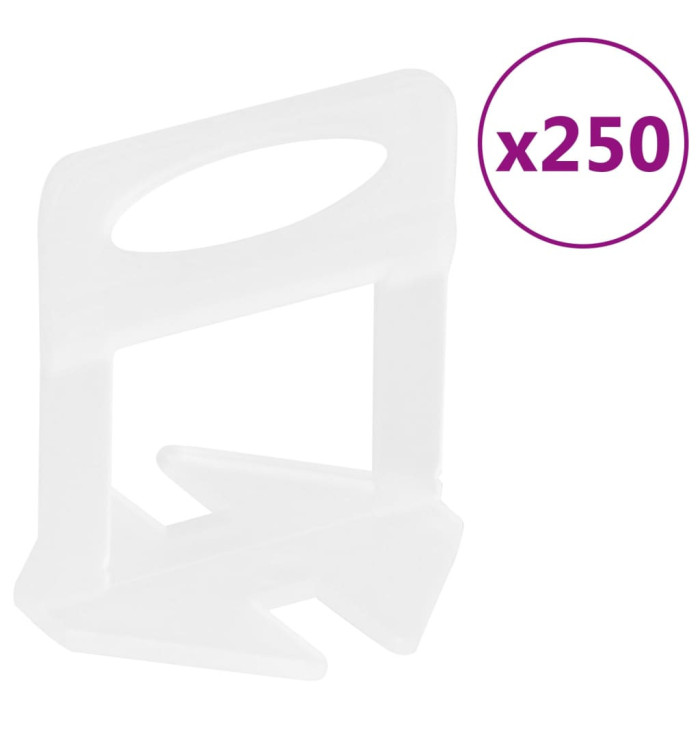 Clips de nivellement de carreaux 250 pcs 1,5 mm | Mobilier & Déco