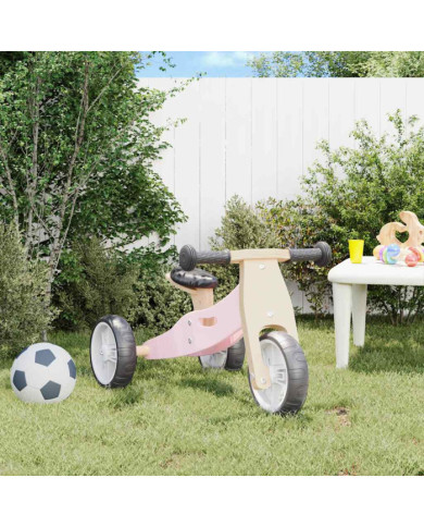 Vélo d'équilibre pour enfants 2-in-1 rose | Mobilier & Déco