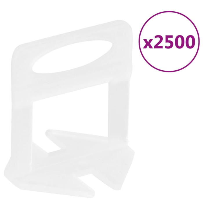 Clips de nivellement de carreaux 2500 pcs 2 mm | Mobilier & Déco