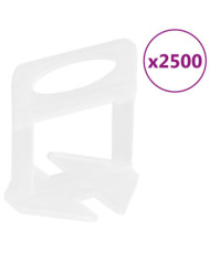 Clips de nivellement de carreaux 2500 pcs 2 mm | Mobilier & Déco