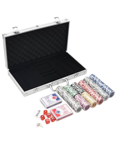 Jeu de jetons de poker 300 pcs 11,5 g | Mobilier & Déco