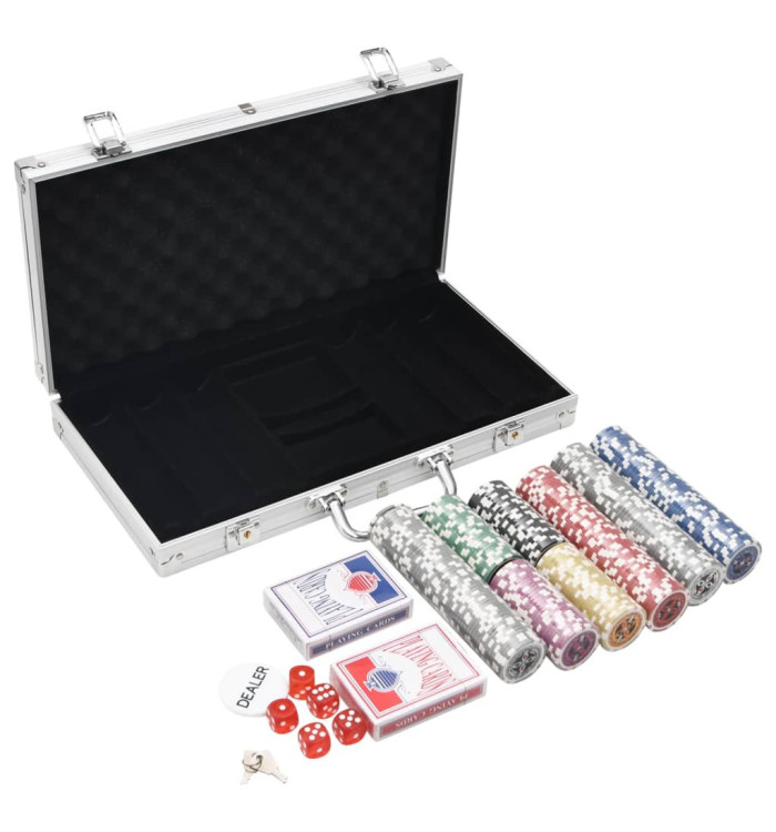 Jeu de jetons de poker 300 pcs 11,5 g | Mobilier & Déco