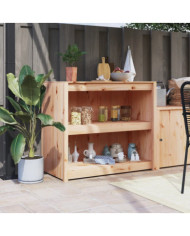 Armoire de cuisine d'extérieur 106x55x92 cm bois de pin massif | Mobilier & Déco