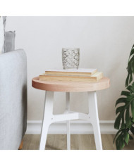 Dessus de table Ø30x2,5 cm rond bois massif de hêtre | Mobilier & Déco