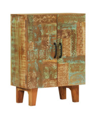 Buffet sculpté à la main 55x30x75 cm bois massif récupération | Mobilier & Déco