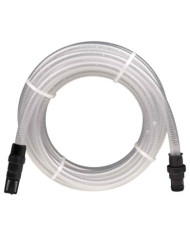 Tuyau d'aspiration avec raccords en PVC transparent 1" 10 m PVC | Mobilier & Déco