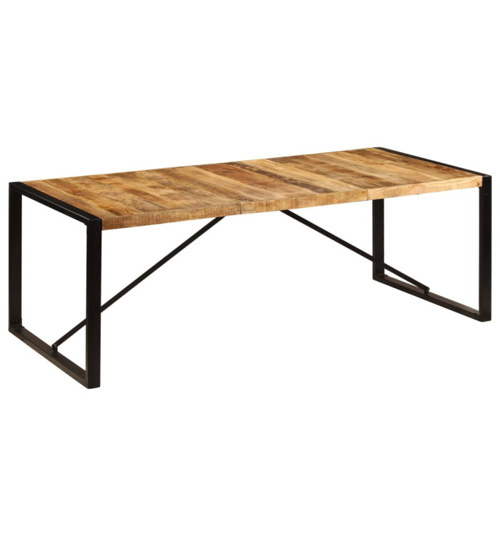 Table à manger 220x100x75 cm Bois de manguier massif | Mobilier & Déco