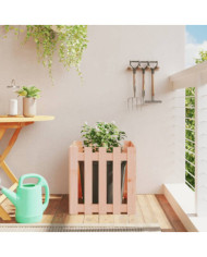 Jardinière avec design de clôture 50x50x50 cm Douglas massif | Mobilier & Déco