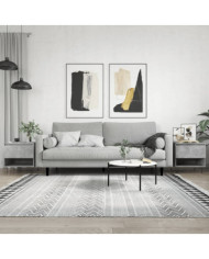 Tables basses 2 pcs gris béton 50x46x50 cm bois d'ingénierie | Mobilier & Déco