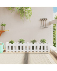 Lit surélevé de jardin design de clôture 150x30x30cm pin massif | Mobilier & Déco
