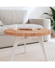 Dessus de table Ø70x4 cm rond bois massif de hêtre | Mobilier & Déco