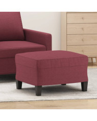 Repose-pied Rouge bordeaux 60x50x41 cm Tissu | Mobilier & Déco