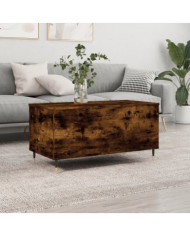 Table basse Chêne fumé 90x44,5x45 cm Bois d'ingénierie | Mobilier & Déco