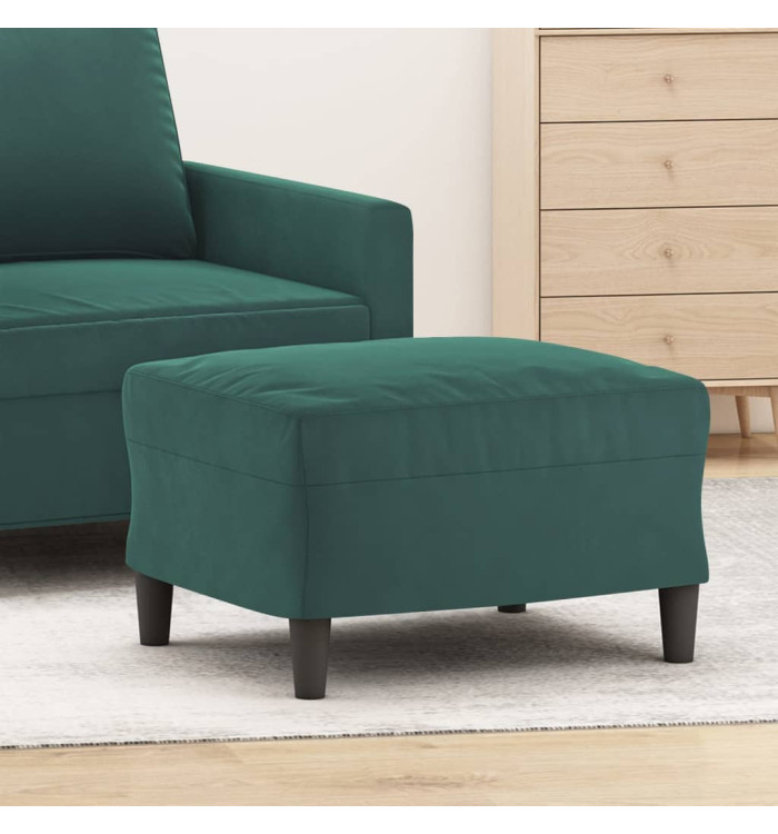 Repose-pied Vert foncé 60x50x41 cm Velours | Mobilier & Déco