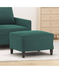 Repose-pied Vert foncé 60x50x41 cm Velours | Mobilier & Déco