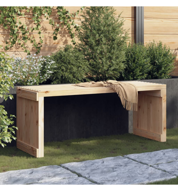 Banc de jardin extensible 212,5x40,5x45 cm bois massif de pin | Mobilier & Déco