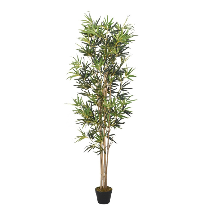 Bambou artificiel 828 feuilles 150 cm vert | Mobilier & Déco