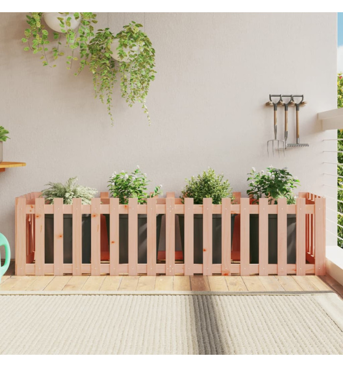 Lit surélevé de jardin design de clôture bois douglas massif | Mobilier & Déco