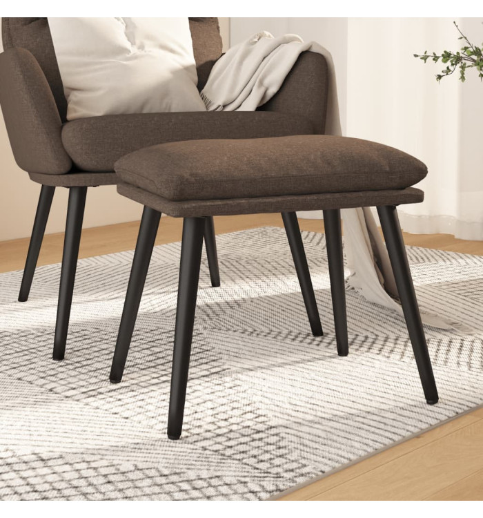 Repose-pied Taupe 45x29,5x35 cm Tissu | Mobilier & Déco