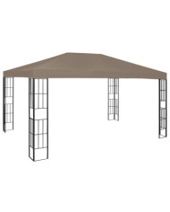 Belvédère 4x3 m Taupe | Mobilier & Déco