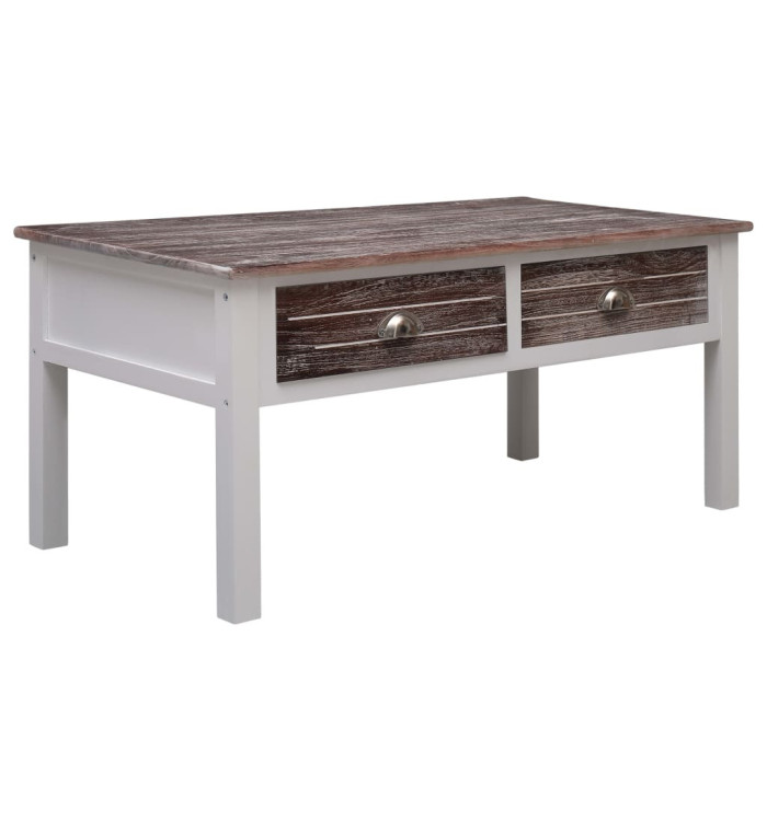 Table basse Marron 100x50x45 cm Bois | Mobilier & Déco