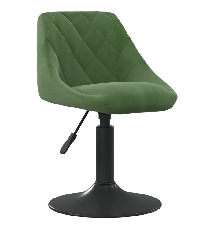 Chaise de salle à manger Vert foncé Velours | Mobilier & Déco