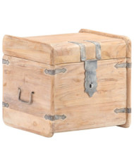 Coffre 40x40x40 cm Bois d'acacia solide | Mobilier & Déco