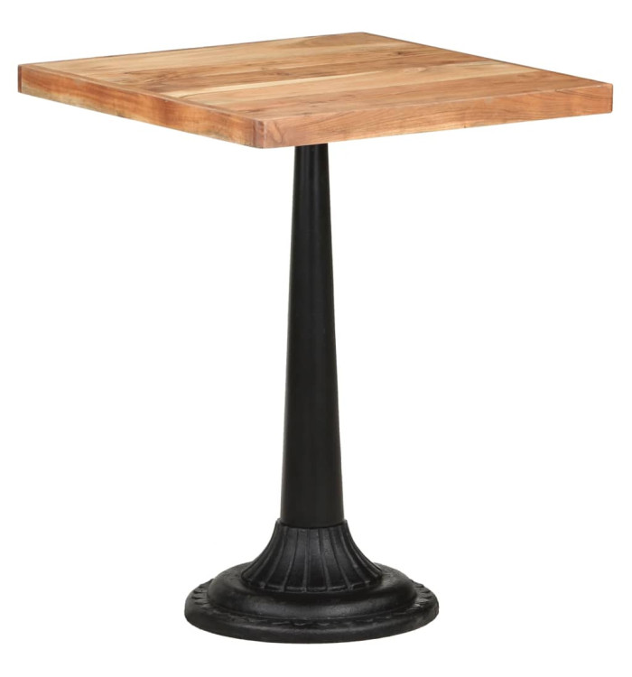 Table de bistro 60x60x76 cm Bois d'acacia massif | Mobilier & Déco