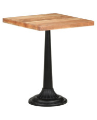 Table de bistro 60x60x76 cm Bois d'acacia massif | Mobilier & Déco