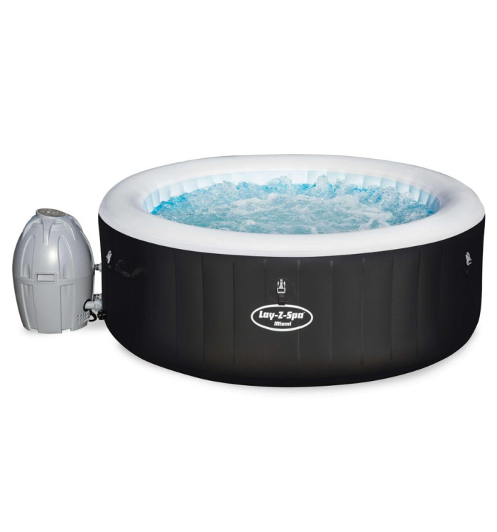 Bestway Lay-Z-Spa Cuve thermale gonflable Miami Air Jet | Mobilier & Déco