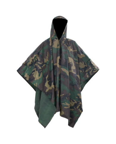 Poncho de pluie imperméable pour camping/randonnée Camouflage | Mobilier & Déco