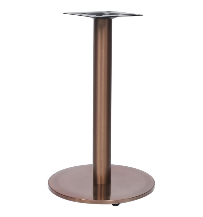 Pied de table de bistro doré Ø45x72 cm acier inoxydable | Mobilier & Déco