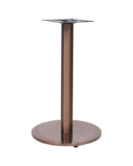 Pied de table de bistro doré Ø45x72 cm acier inoxydable | Mobilier & Déco