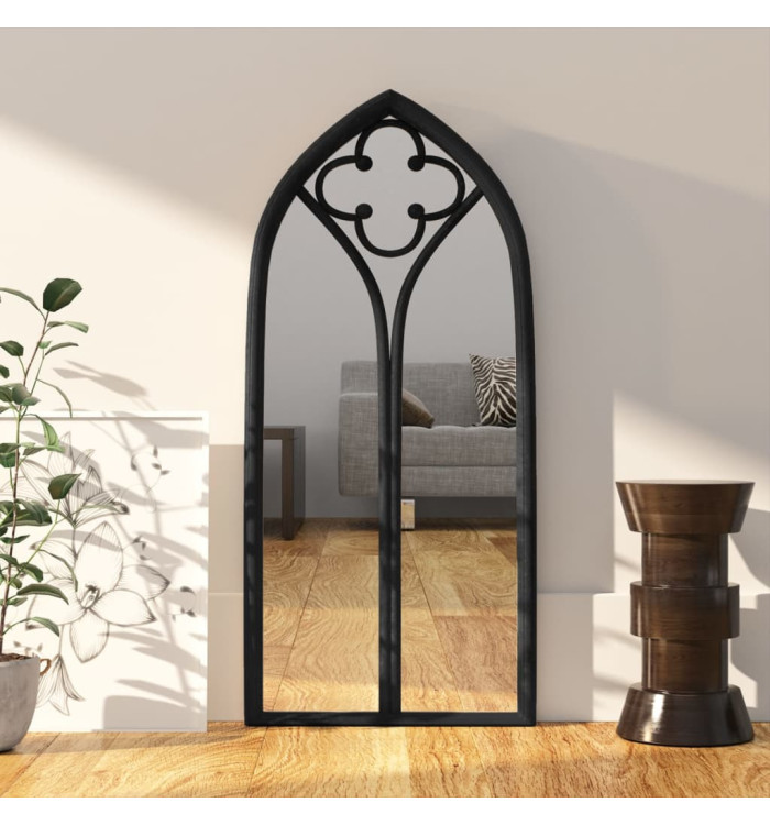 Miroir Noir 70x30 cm Fer pour utilisation à l'intérieur | Mobilier & Déco