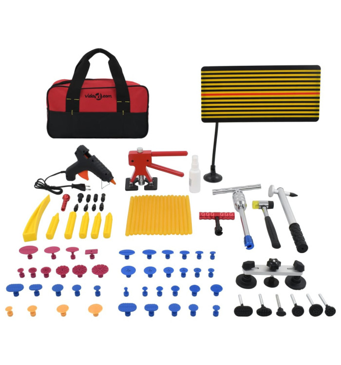Kit de débosselage sans peinture 75 pcs XXL | Mobilier & Déco