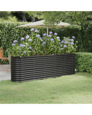 Lit surélevé de jardin Acier enduit de poudre Anthracite | Mobilier & Déco